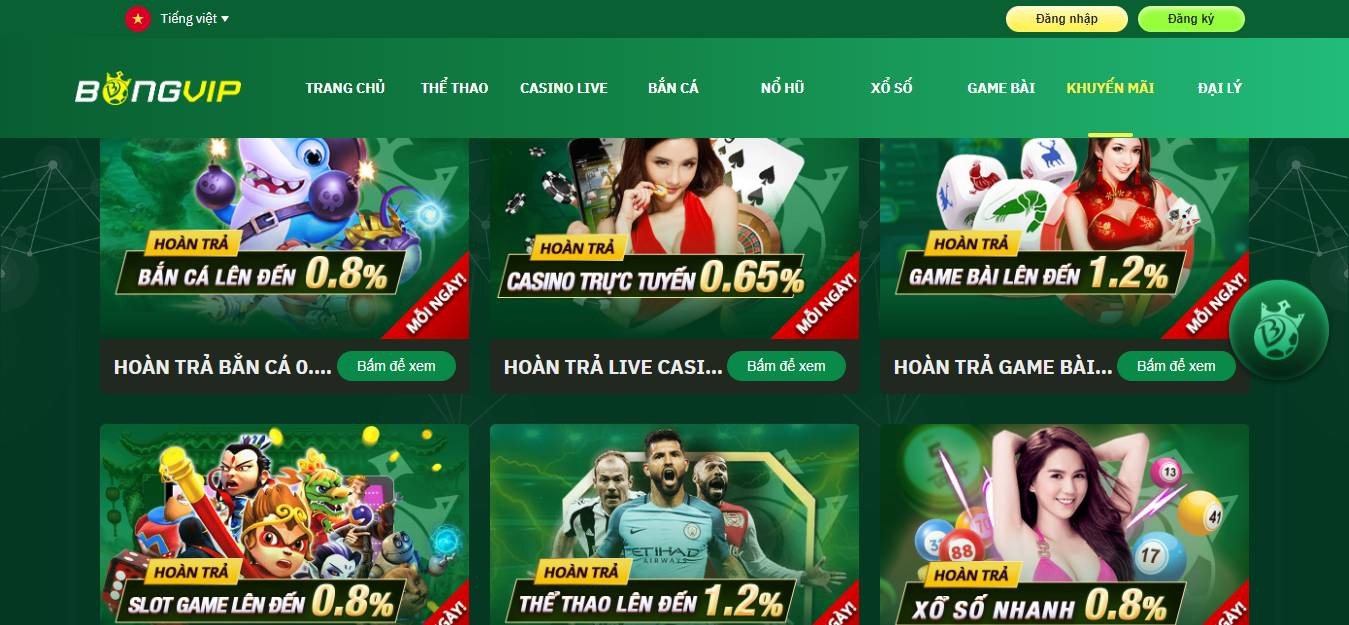 Ưu đãi tại Casino live nhiều