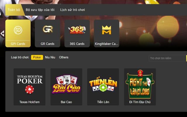 BongVip sở hữu những sảnh cược có những game bài cực hấp dẫn